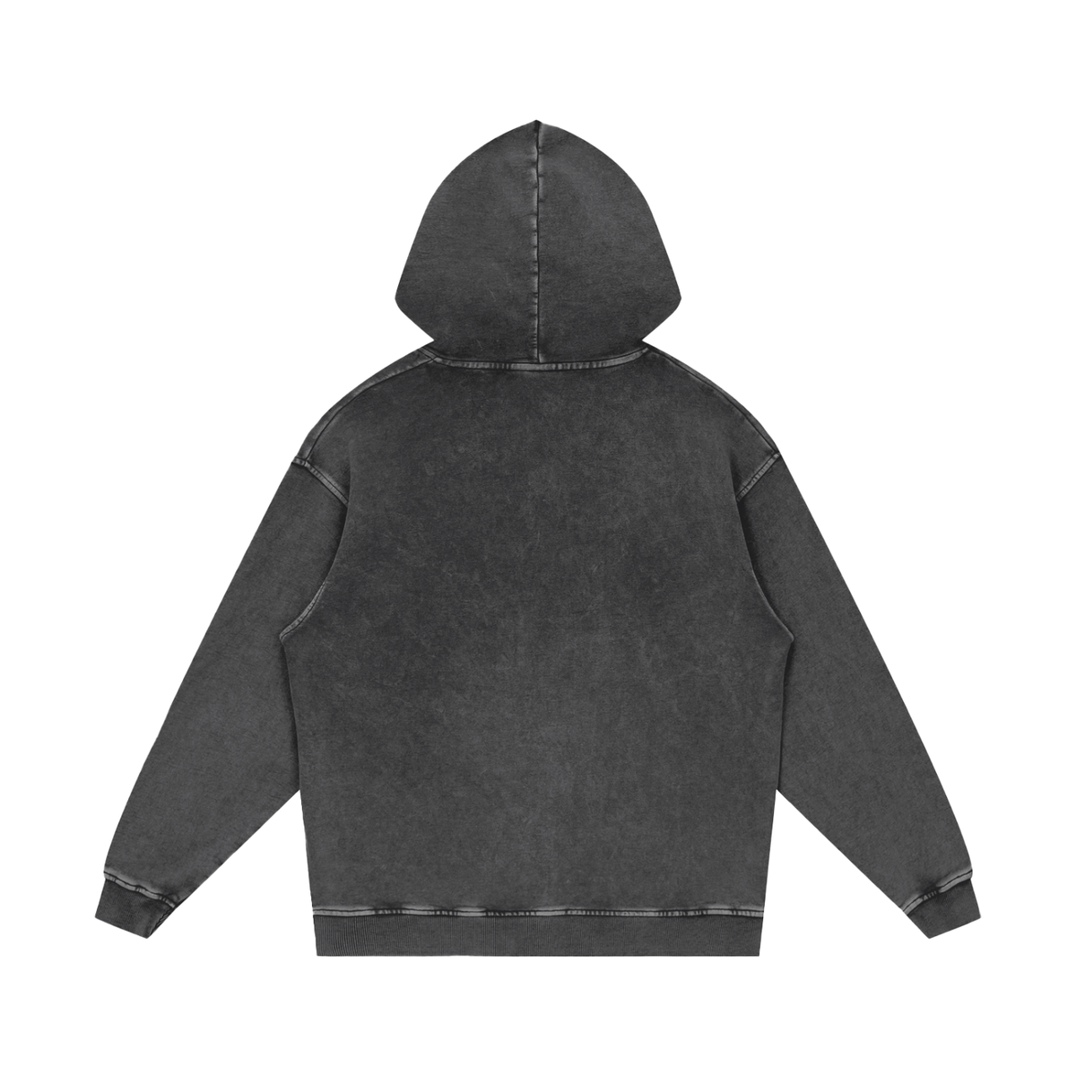 We Need More Heroes Acid Wash Heavyweight Oversize Hoodie