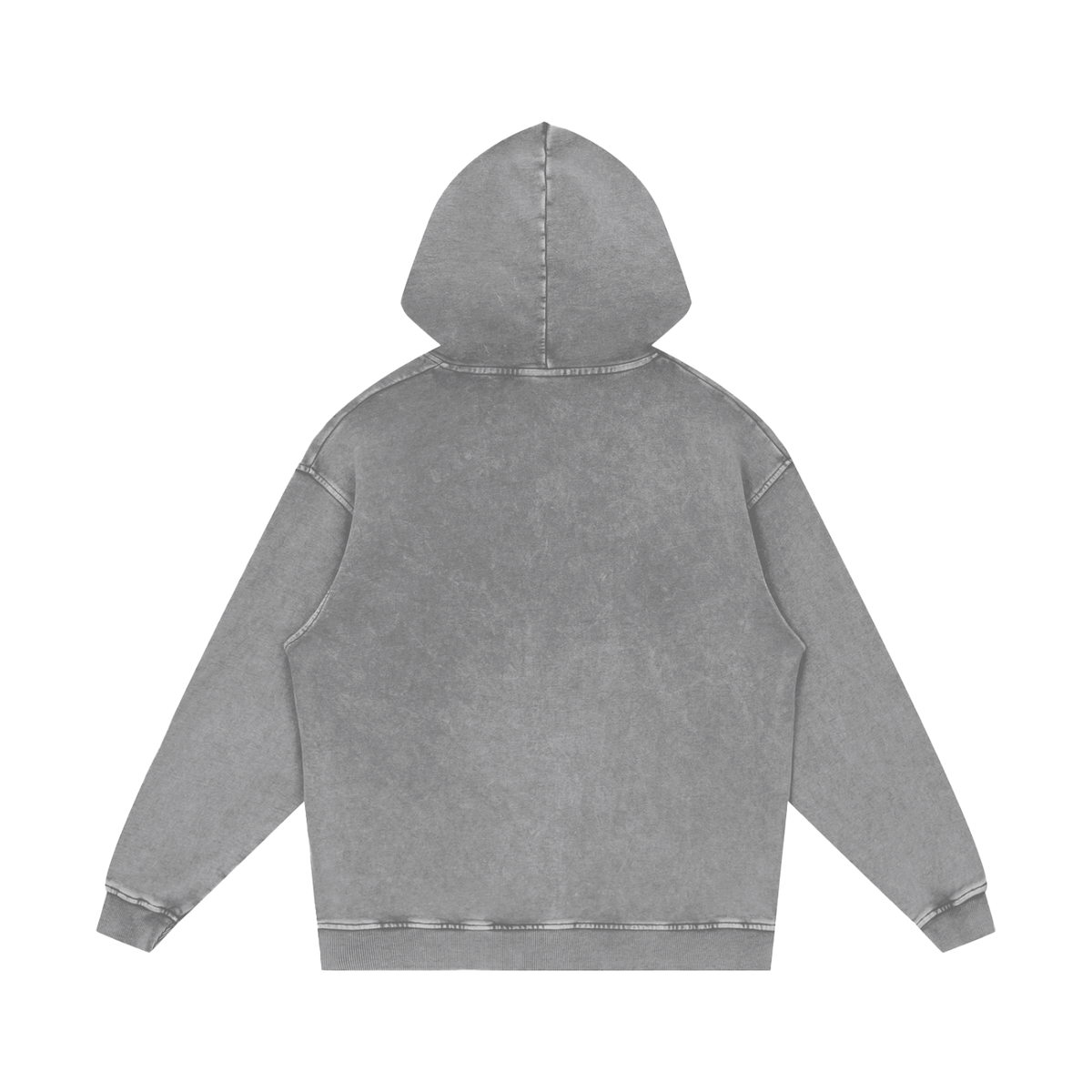 We Need More Heroes Acid Wash Heavyweight Oversize Hoodie